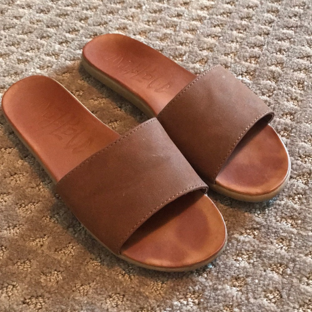 Tan sandals